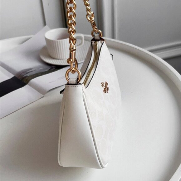 NWT coach Teri Shoulder Bag In Signature Canvas CA548 - Picture 4 of 7